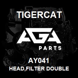 AY041 Tigercat HEAD,FILTER DOUBLE | AGA Parts