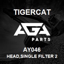 AY046 Tigercat HEAD,SINGLE FILTER 25 PSI | AGA Parts