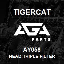 AY058 Tigercat HEAD,TRIPLE FILTER | AGA Parts