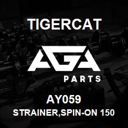 AY059 Tigercat STRAINER,SPIN-ON 150 MICRON | AGA Parts