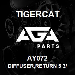 AY072 Tigercat DIFFUSER,RETURN 5 3/32OD 9 13/16L 32NPT | AGA Parts