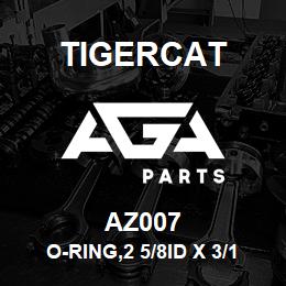 AZ007 Tigercat O-RING,2 5/8ID X 3/16CS | AGA Parts