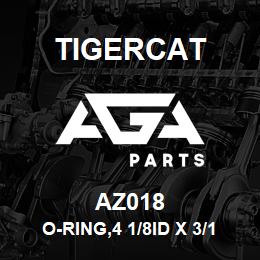 AZ018 Tigercat O-RING,4 1/8ID X 3/16CS DURO-90 | AGA Parts