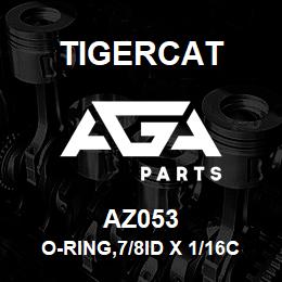 AZ053 Tigercat O-RING,7/8ID X 1/16CS DURO-90 | AGA Parts