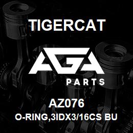 AZ076 Tigercat O-RING,3IDX3/16CS BUNA | AGA Parts