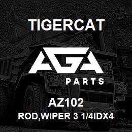 AZ102 Tigercat ROD,WIPER 3 1/4IDX4 1/4ODX1/2THK | AGA Parts