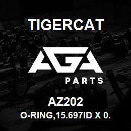 AZ202 Tigercat O-RING,15.697ID X 0.103CS BUNA | AGA Parts