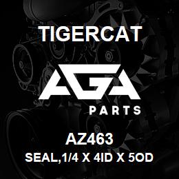 AZ463 Tigercat SEAL,1/4 X 4ID X 5OD SA OIL 480 | AGA Parts