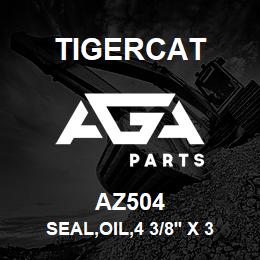 AZ504 Tigercat SEAL,OIL,4 3/8'' X 3 5/8'' X 3/8 | AGA Parts