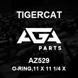 AZ529 Tigercat O-RING,11 X 11 1/4 X 1/8 SQUARE | AGA Parts