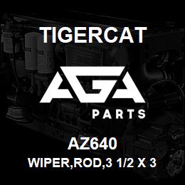 AZ640 Tigercat WIPER,ROD,3 1/2 X 3 7/8 X 1/8 AN | AGA Parts