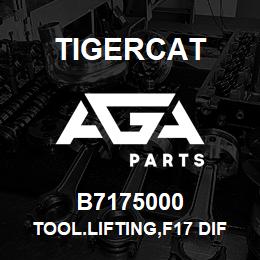 B7175000 Tigercat TOOL.LIFTING,F17 DIFFERENTIAL | AGA Parts