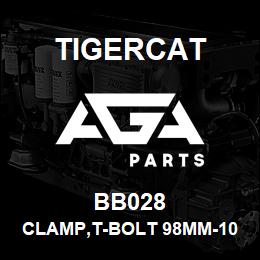 BB028 Tigercat CLAMP,T-BOLT 98MM-103MMID | AGA Parts