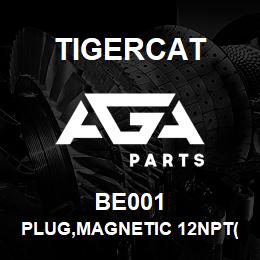 BE001 Tigercat PLUG,MAGNETIC 12NPT(M) | AGA Parts