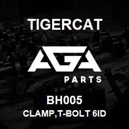 BH005 Tigercat CLAMP,T-BOLT 6ID | AGA Parts