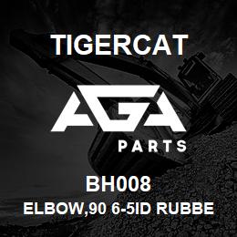 BH008 Tigercat ELBOW,90 6-5ID RUBBER | AGA Parts