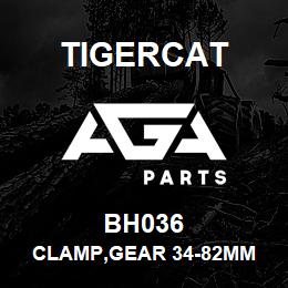 BH036 Tigercat CLAMP,GEAR 34-82MM | AGA Parts