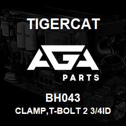 BH043 Tigercat CLAMP,T-BOLT 2 3/4ID | AGA Parts