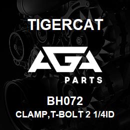 BH072 Tigercat CLAMP,T-BOLT 2 1/4ID | AGA Parts