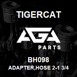 BH098 Tigercat ADAPTER,HOSE 2-1 3/4OD RUBBER 700/600 | AGA Parts