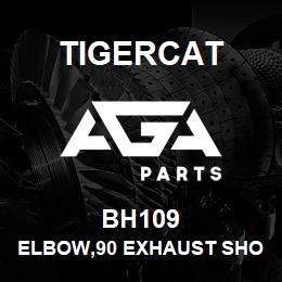 BH109 Tigercat ELBOW,90 EXHAUST SHORT RADIUS 5OD STEEL | AGA Parts