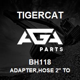 BH118 Tigercat ADAPTER,HOSE 2'' TO 2 1/2'' | AGA Parts