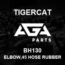 BH130 Tigercat ELBOW,45 HOSE RUBBER 2ID | AGA Parts