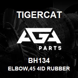 BH134 Tigercat ELBOW,45 4ID RUBBER | AGA Parts