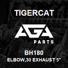 BH180 Tigercat ELBOW,30 EXHAUST 5''OD 16GA ALUMZD STEEL | AGA Parts