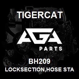 BH209 Tigercat LOCKSECTION,HOSE STAINLESS STEEL- 10FT | AGA Parts