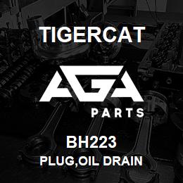 BH223 Tigercat PLUG,OIL DRAIN | AGA Parts