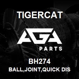 BH274 Tigercat BALL,JOINT,QUICK DISCONNECT - 1/4-28UNF | AGA Parts