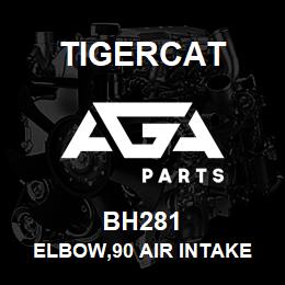 BH281 Tigercat ELBOW,90 AIR INTAKE REDUCER 7-5ID RUBR | AGA Parts