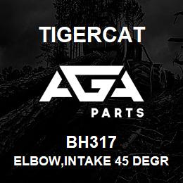 BH317 Tigercat ELBOW,INTAKE 45 DEGREE RUBBER 5'' ID | AGA Parts