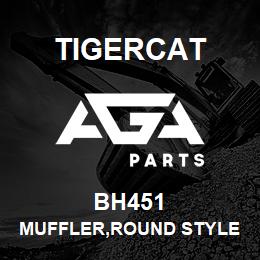 BH451 Tigercat MUFFLER,ROUND STYLE 1 | AGA Parts