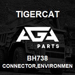 BH738 Tigercat CONNECTOR,ENVIRONMENTAL DRAIN,45 DEGREE | AGA Parts