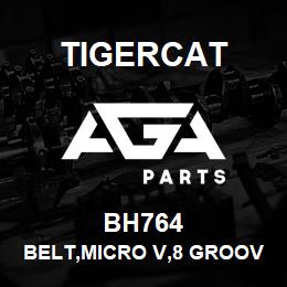 BH764 Tigercat BELT,MICRO V,8 GROOVE,92.2''LG | AGA Parts