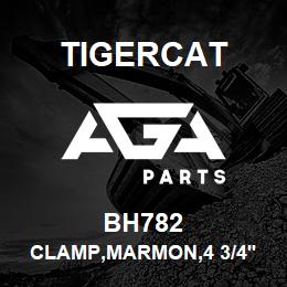 BH782 Tigercat CLAMP,MARMON,4 3/4''X5/16'' WIDE,SS | AGA Parts