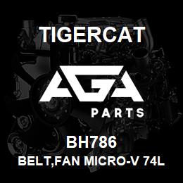 BH786 Tigercat BELT,FAN MICRO-V 74LG | AGA Parts