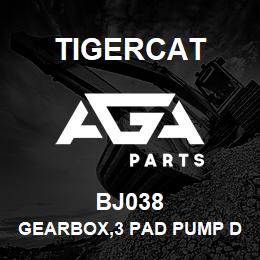 BJ038 Tigercat GEARBOX,3 PAD PUMP DRIVE | AGA Parts