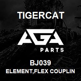 BJ039 Tigercat ELEMENT,FLEX COUPLING SAE 11.5'' | AGA Parts