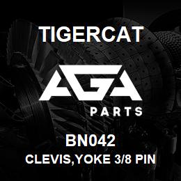 BN042 Tigercat CLEVIS,YOKE 3/8 PIN 3/8UNF ROD | AGA Parts