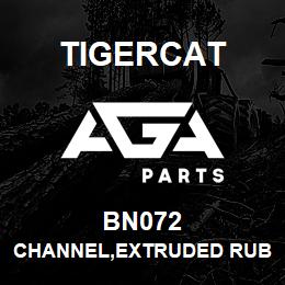 BN072 Tigercat CHANNEL,EXTRUDED RUBBER BLACK | AGA Parts