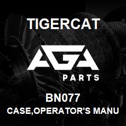 BN077 Tigercat CASE,OPERATOR'S MANUAL 8 1/2X11 BLACK | AGA Parts