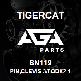 BN119 Tigercat PIN,CLEVIS 3/8ODX2 1/8LG | AGA Parts