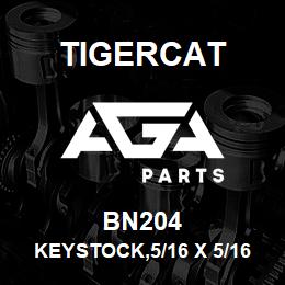 BN204 Tigercat KEYSTOCK,5/16 x 5/16 x 1 1/2 LG | AGA Parts