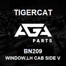 BN209 Tigercat WINDOW,LH CAB SIDE VERTICAL SLIDE | AGA Parts