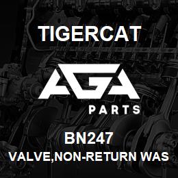 BN247 Tigercat VALVE,NON-RETURN WASHER | AGA Parts