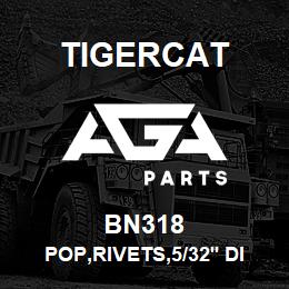 BN318 Tigercat POP,RIVETS,5/32'' DIA. STAINLESS STEEL | AGA Parts