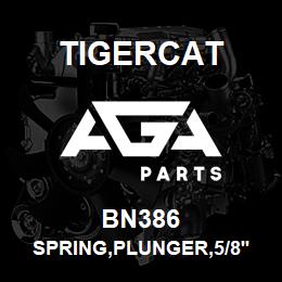 BN386 Tigercat SPRING,PLUNGER,5/8'' STEEL | AGA Parts